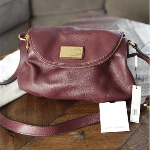 Marc by Marc Jacobs NWT Classic Q Natasha Crossbody Purse - Burgundy Wine Plum
